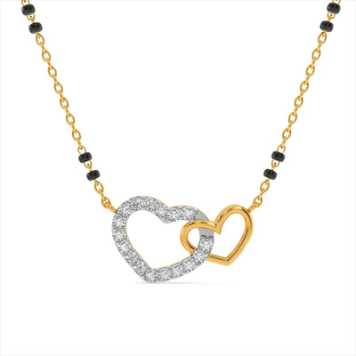 Forever Bound 9KT Gold Lab Grown Diamond Mangalsutra