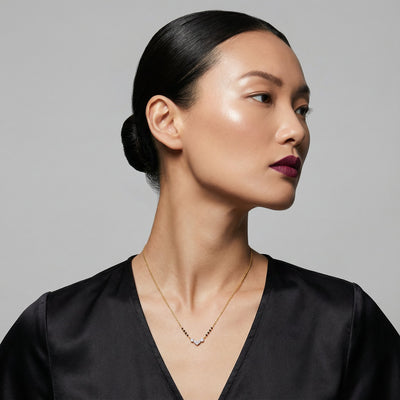 Modern Vow 9KT Gold Lab Grown Diamond Mangalsutra