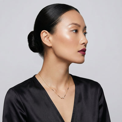 Eterna Infinity 9KT Gold Lab Grown Diamond Mangalsutra