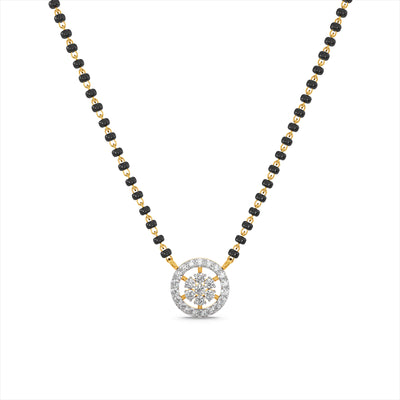 Graceful Mandala 9KT Gold Lab Grown Diamond Mangalsutra