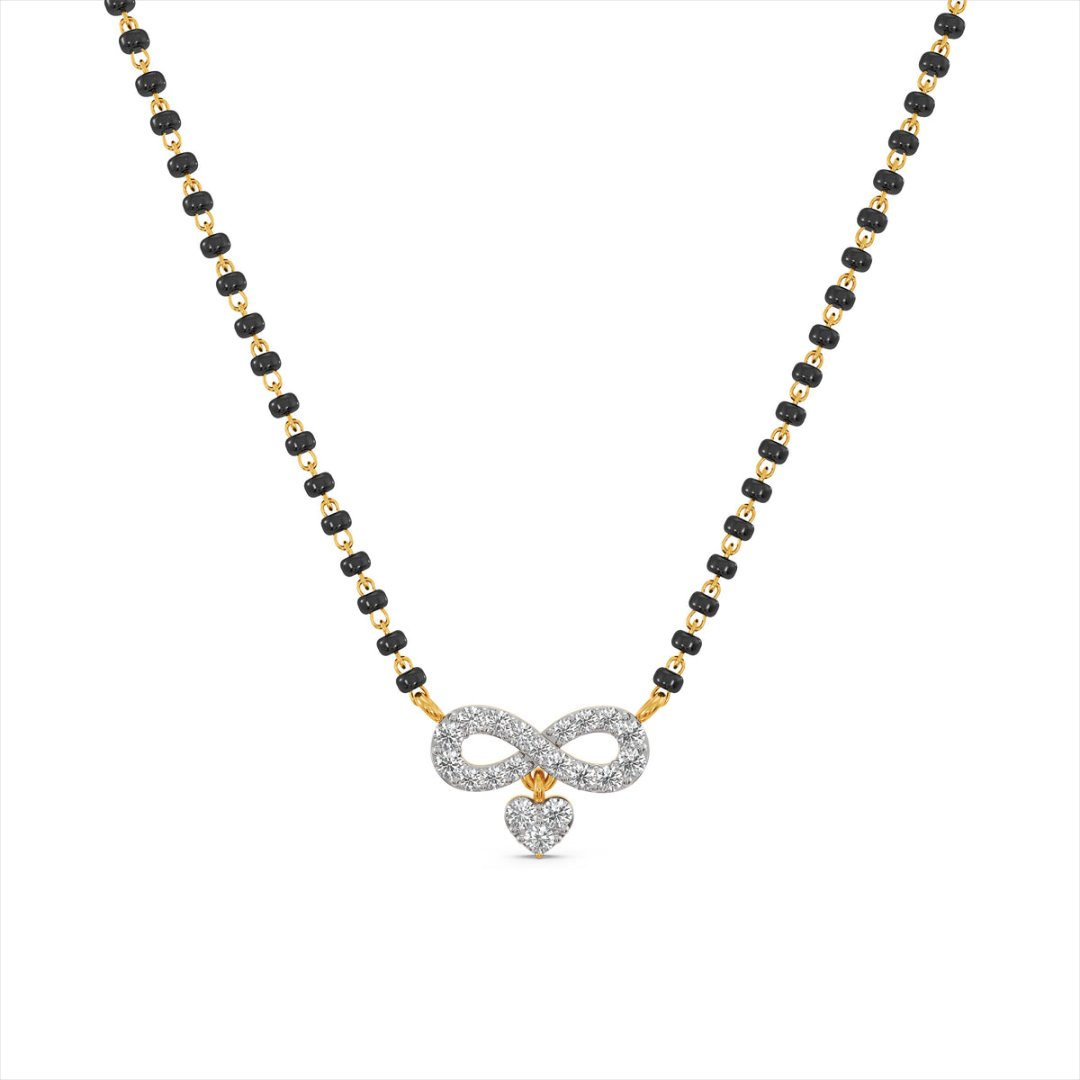 Infinite Love 9KT Gold Laboratory Grown Diamond Mangalsutra