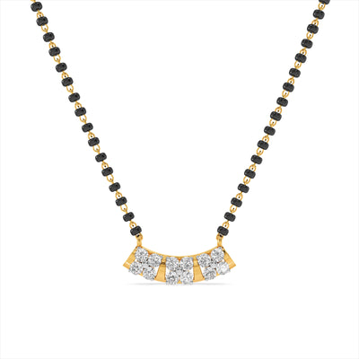 Ishita 9KT Gold Lab Grown Diamond Mangalsutra