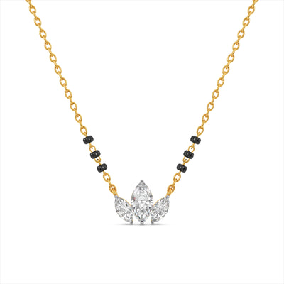 Amrita's Favourite 9KT Gold Lab Grown Diamond Mangalsutra