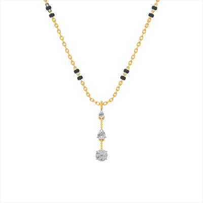 Amora Linked Spark 9KT Lab-Grown Diamond Mangalsutra