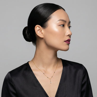 Amora Linked Spark 9KT Lab-Grown Diamond Mangalsutra