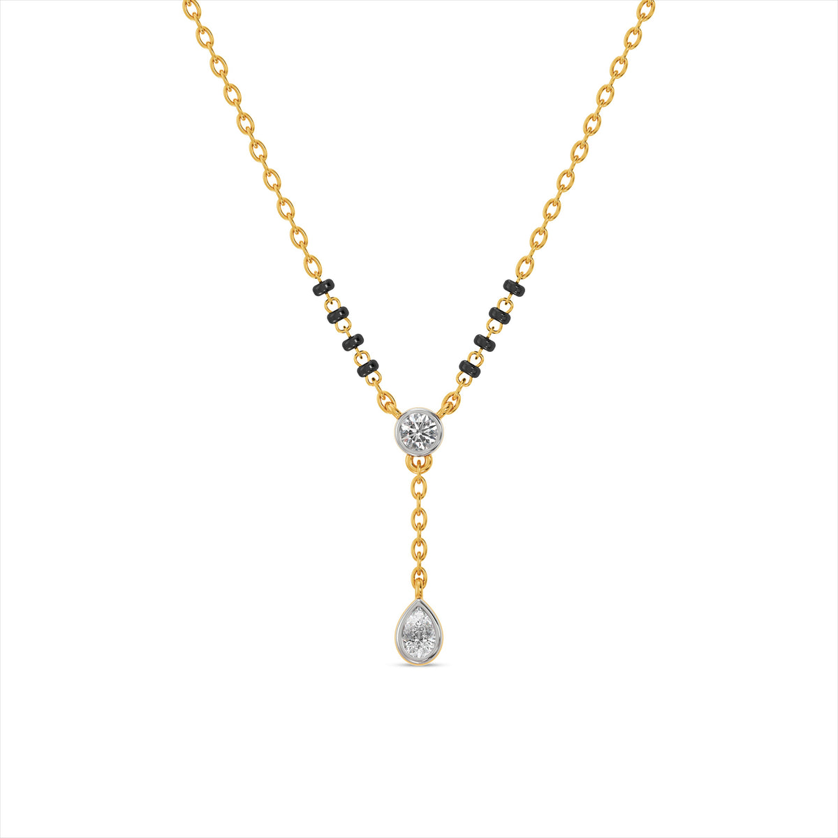 Pure Vow Teardrop 9KT Laboratory Grown Diamond Mangalsutra
