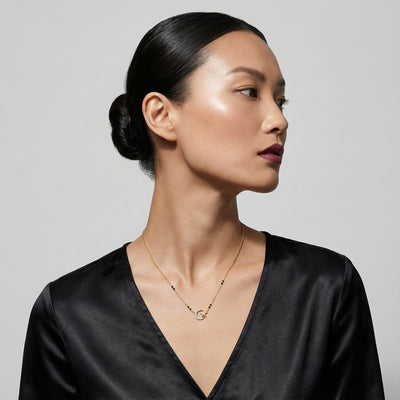 Celeste Spark 9KT Lab Grown Diamond Mangalsutra