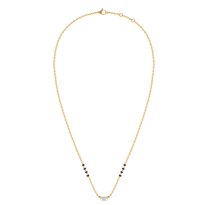Trinity Grace 9KT Gold Lab Grown Diamond Mangalsutra   - 1
