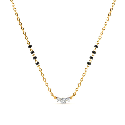 Trinity Grace 9KT Gold Lab Grown Diamond Mangalsutra