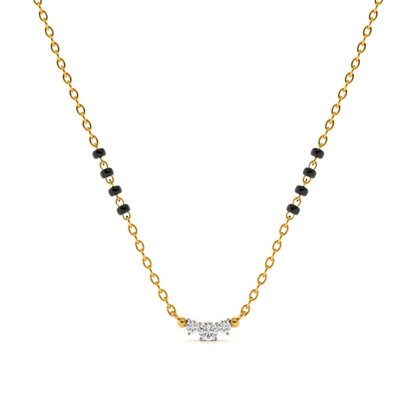 Trinity Grace 9KT Gold Lab Grown Diamond Mangalsutra
