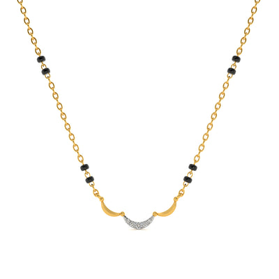 Bondwave Glow 9KT Gold Lab Grown Diamond Mangalsutra