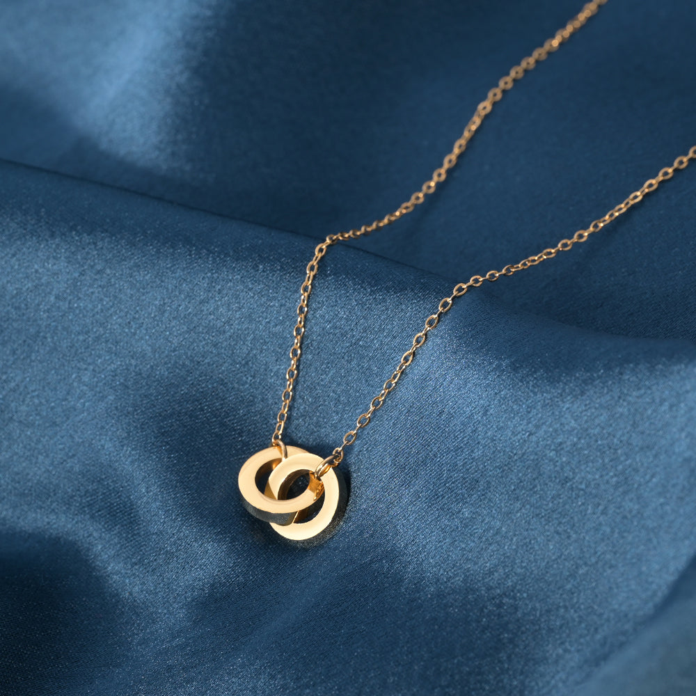 Linked Circles Harmony Necklace - view 5