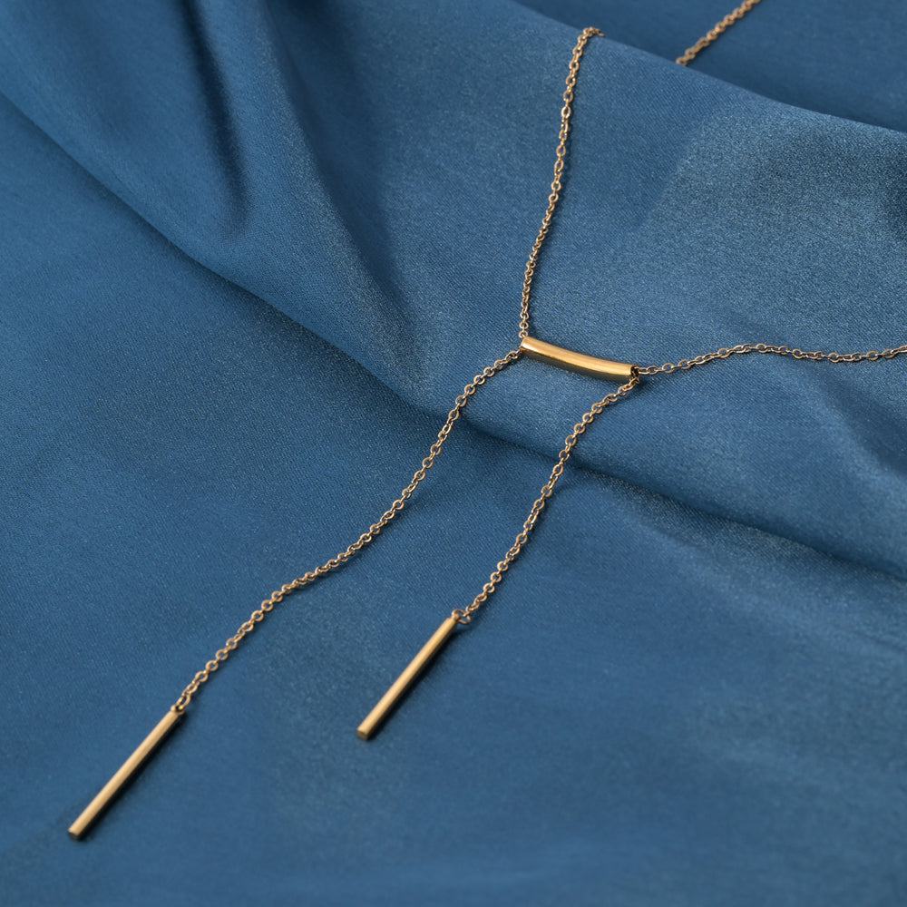 Dangling Bar Necklace - view 3