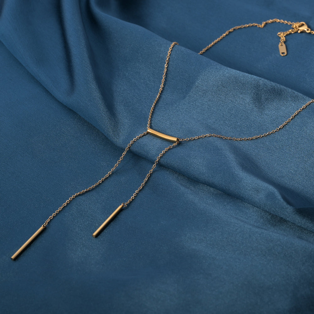 Dangling Bar Necklace - view 6