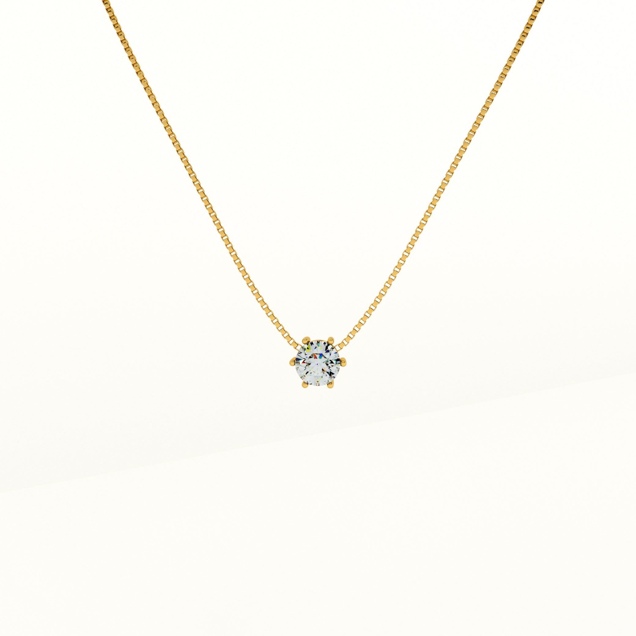 Delicate Diamond Studded Necklace