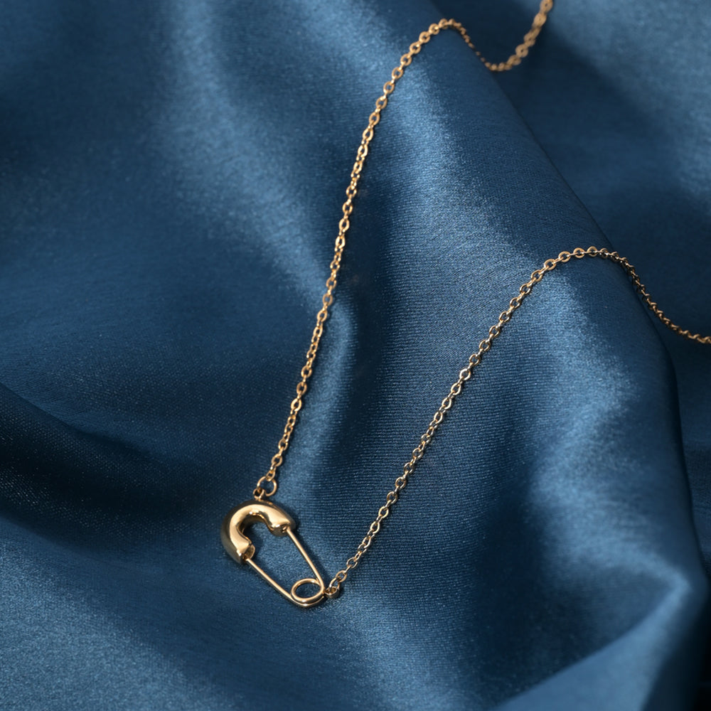 Safety Pin Necklace - view 5