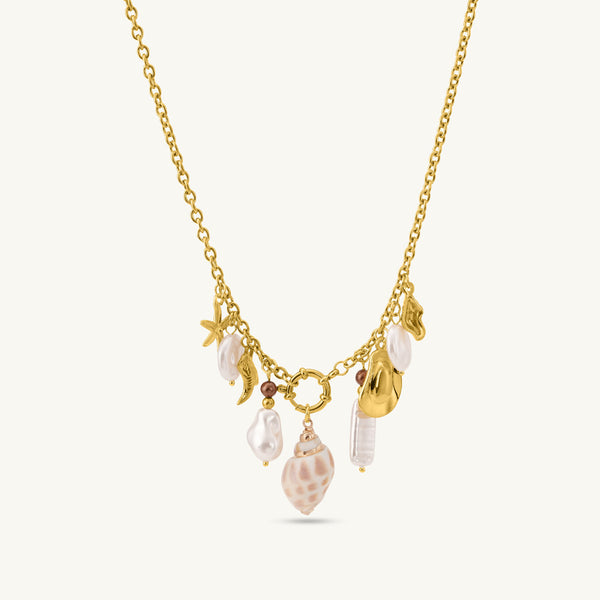 Ocean Whispers Charm Necklace