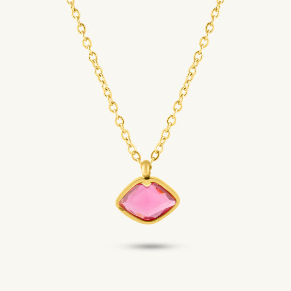 Blush Spark Pendant Necklace