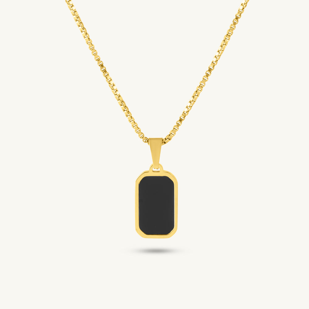 Midnight Onyx-Inspired Necklace