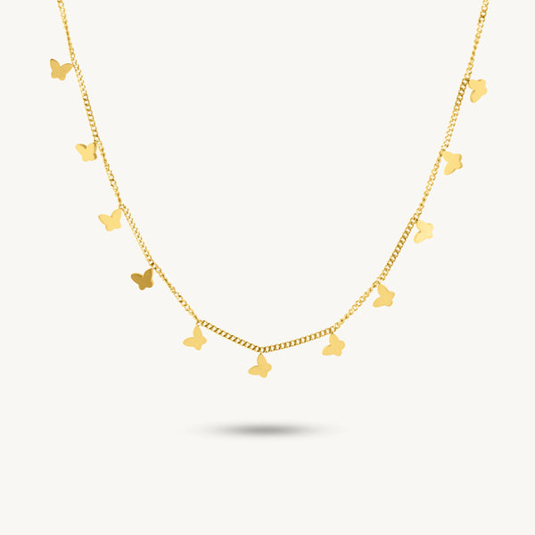 Butterfly Charmfall Necklace