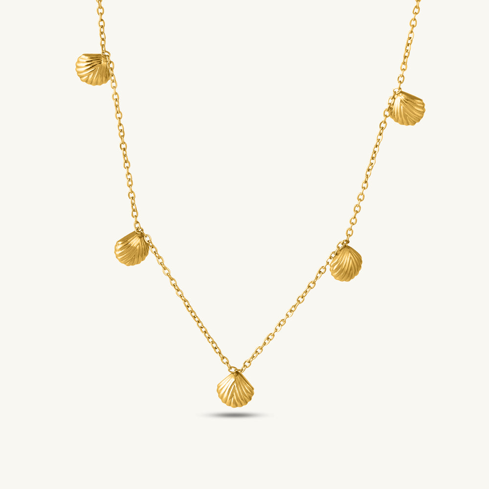 Tide Whisper Shell Charm Necklace
