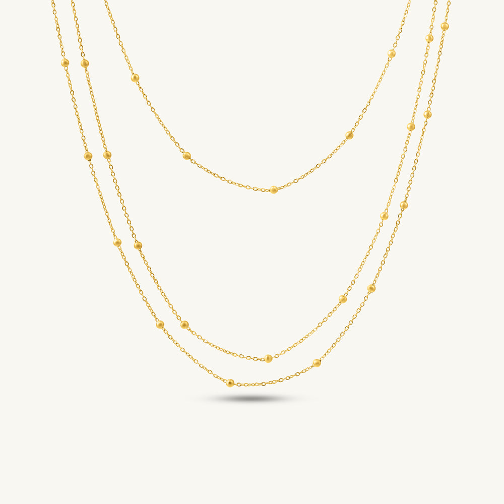 Trio Chain Layered Necklace
