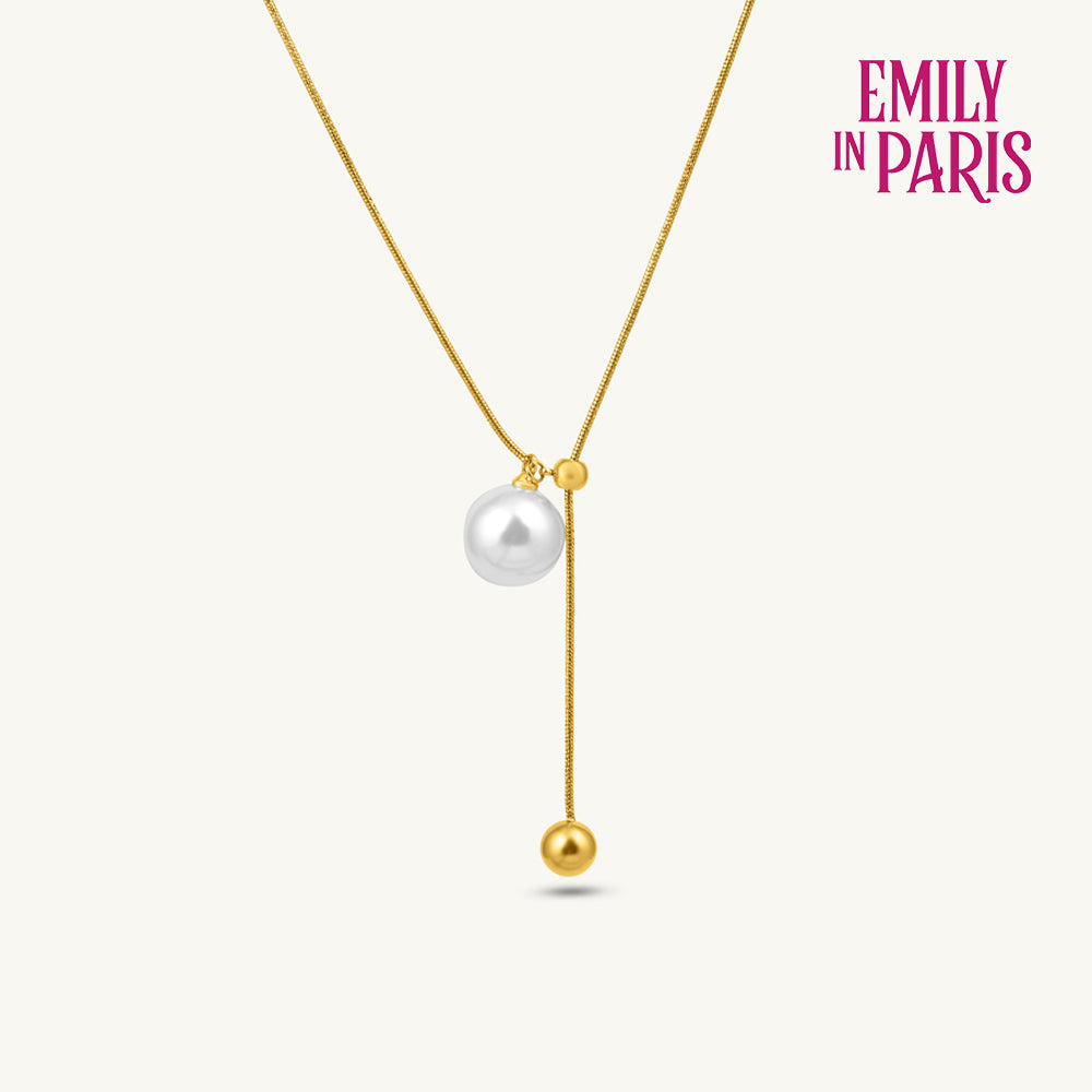 Elegant Pearl Glow Pendant Necklace