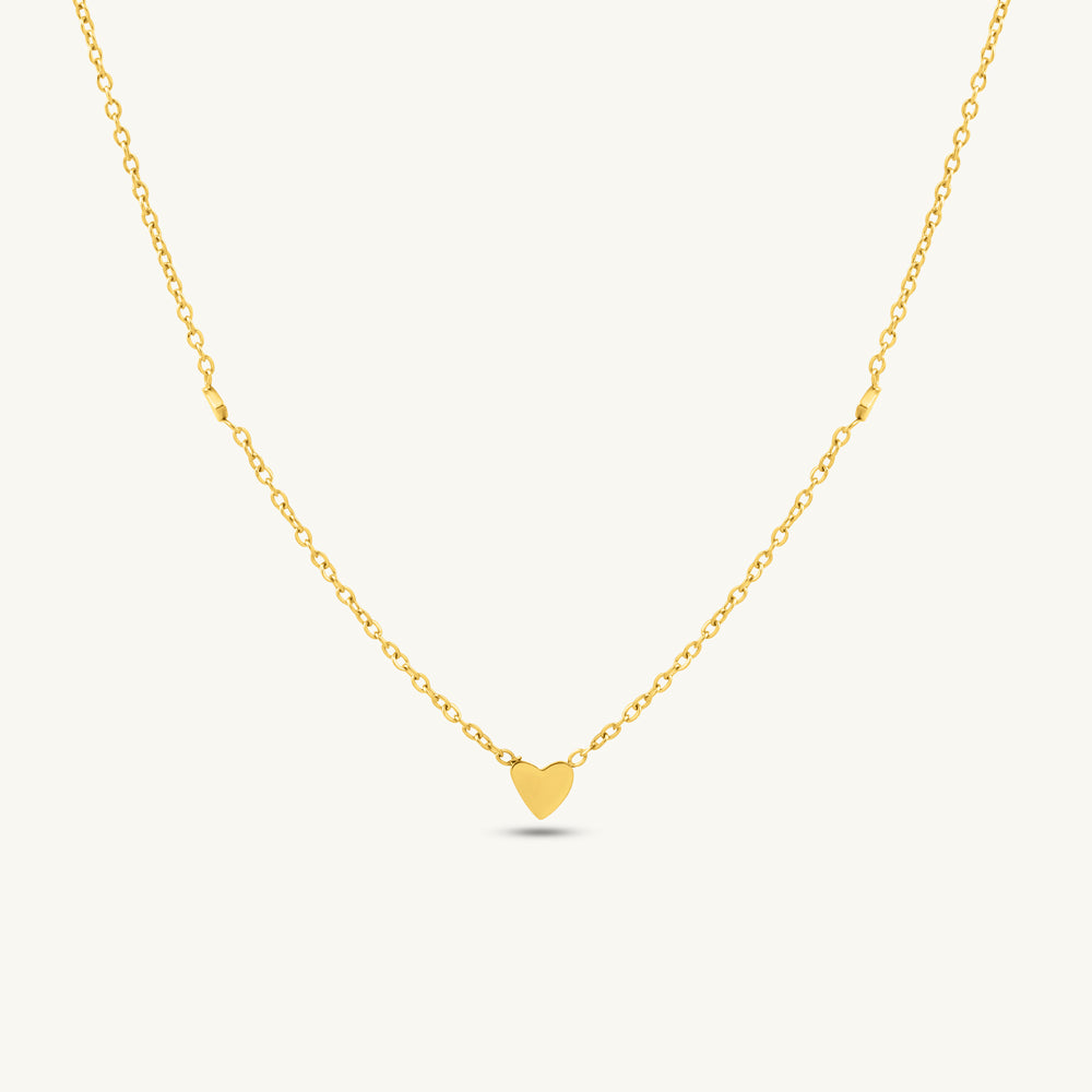 Heart Charm Chain Necklace