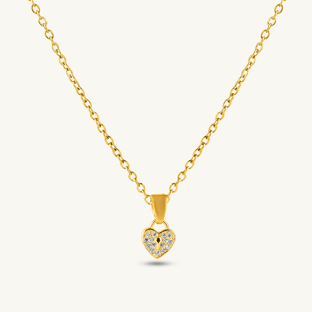 Dainty Golden Heart Necklace