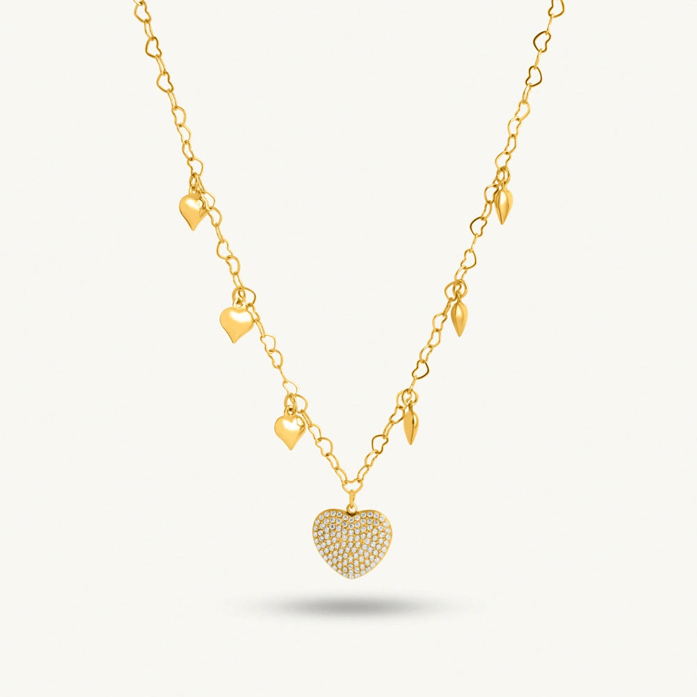 Enchanted Heart Charm Necklace
