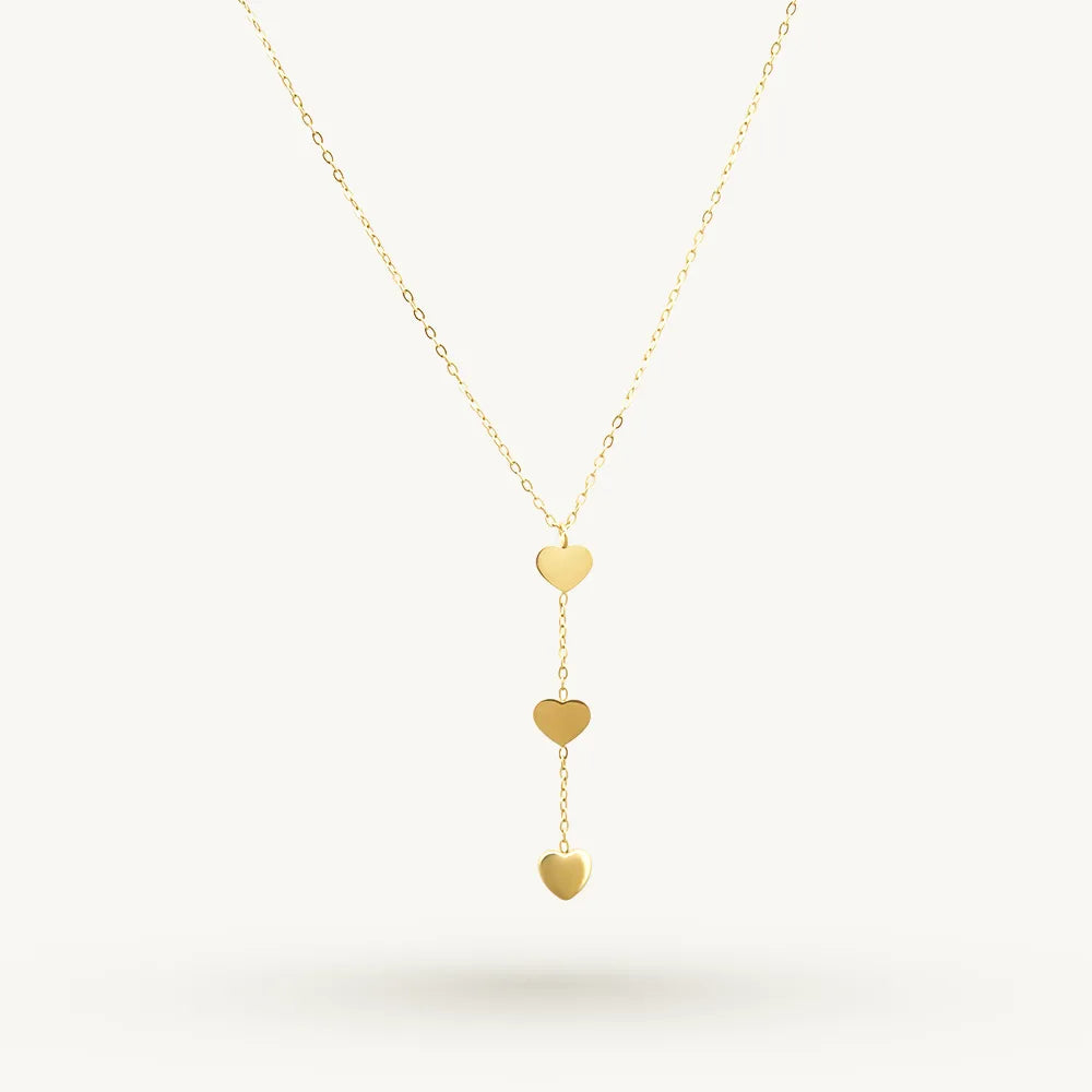 Alluring Heart Lariat Necklace