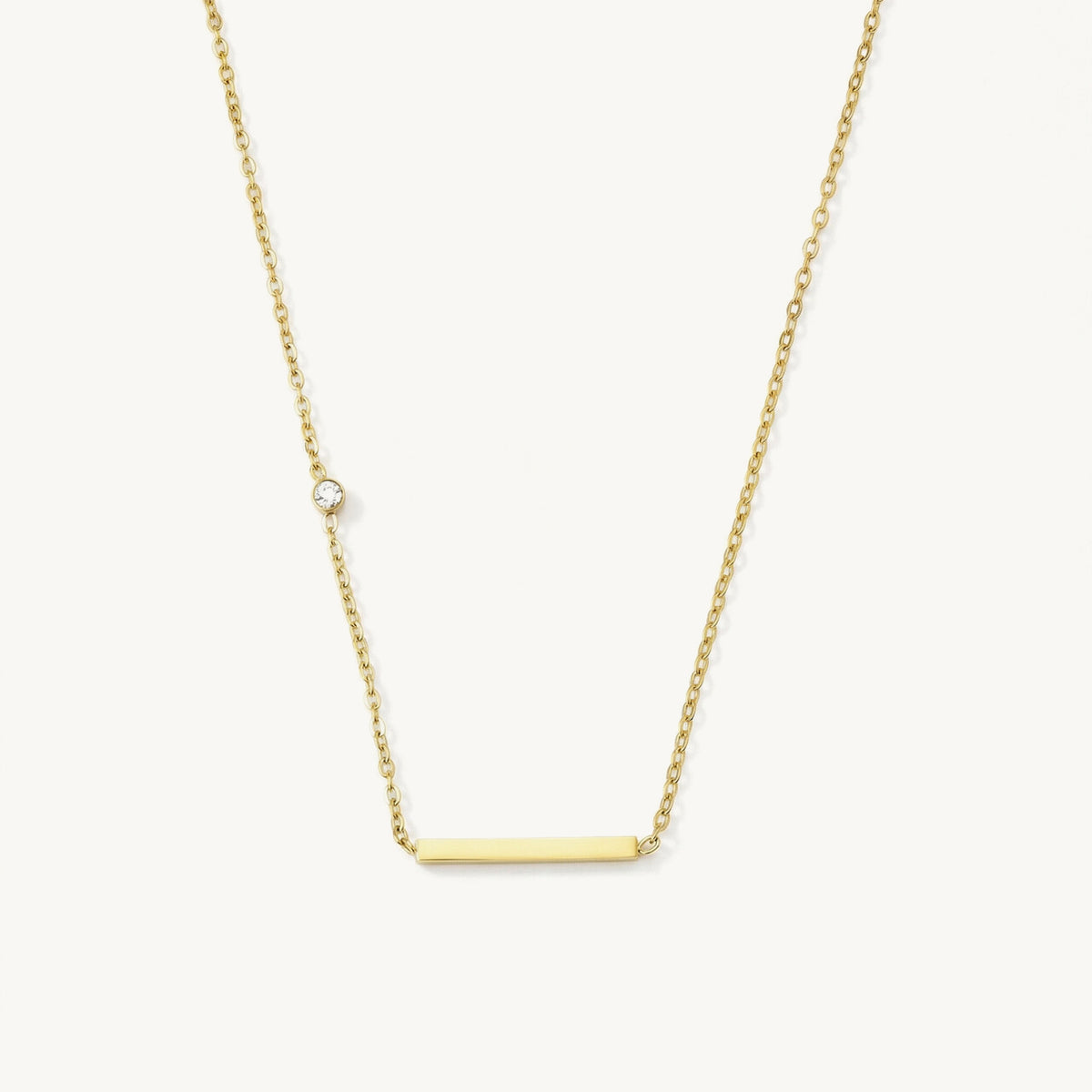 Dainty Bar Chain Necklace