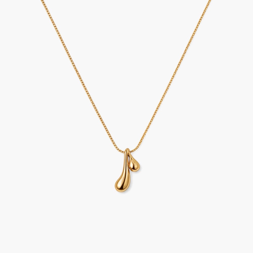 Modern Organic Pendant Necklace