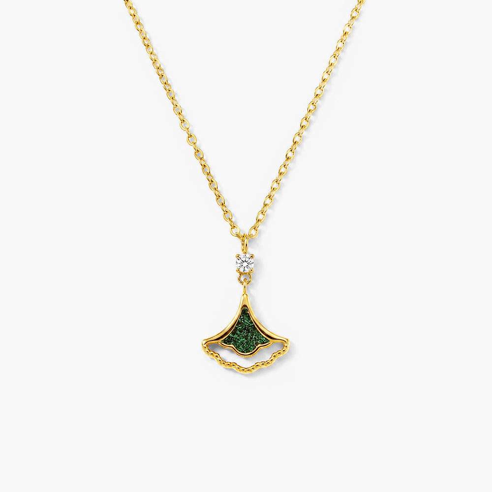 Ginkgo Leaf Pendant