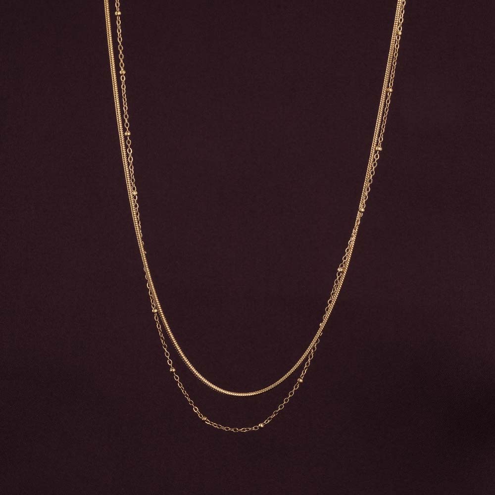 Double layer choker necklace - view 7