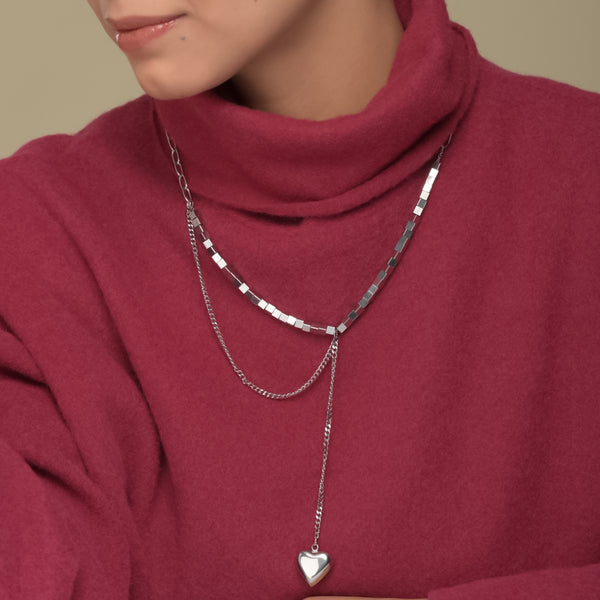 Dangling Heart Necklace - Image 1