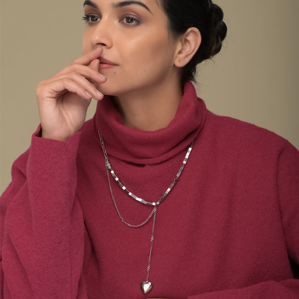 Dangling Heart Necklace - view 4