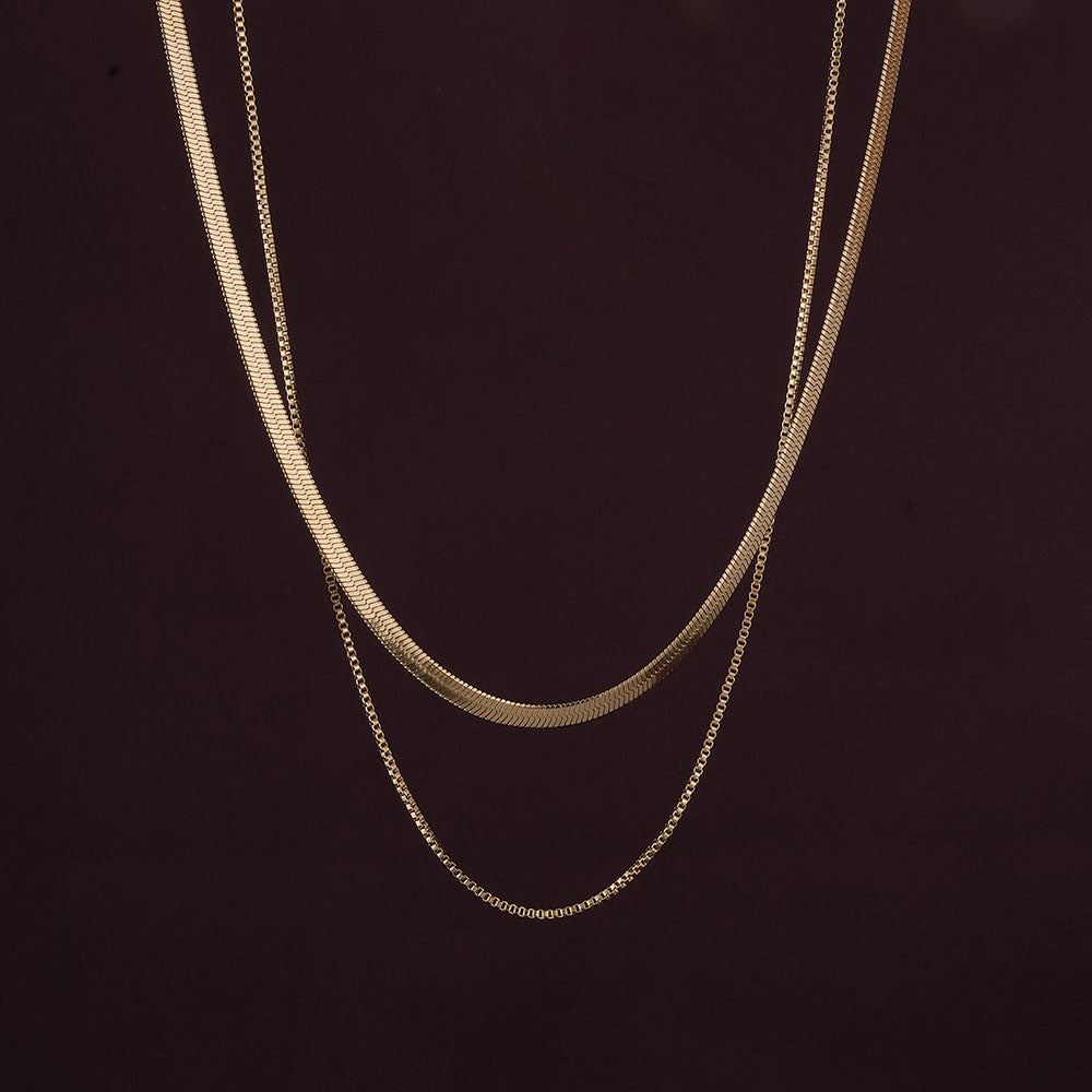 Double Chain Delight Necklace - view 5