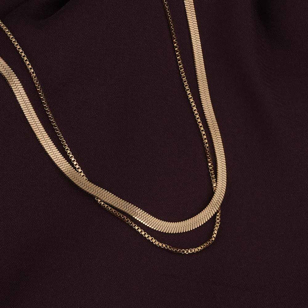 Double Chain Delight Necklace - view 6