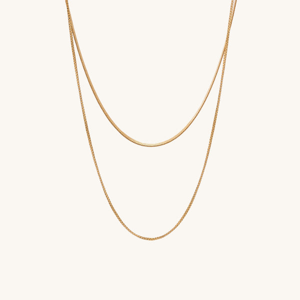 Shop Double Chain Delight Necklace Palmonas-4