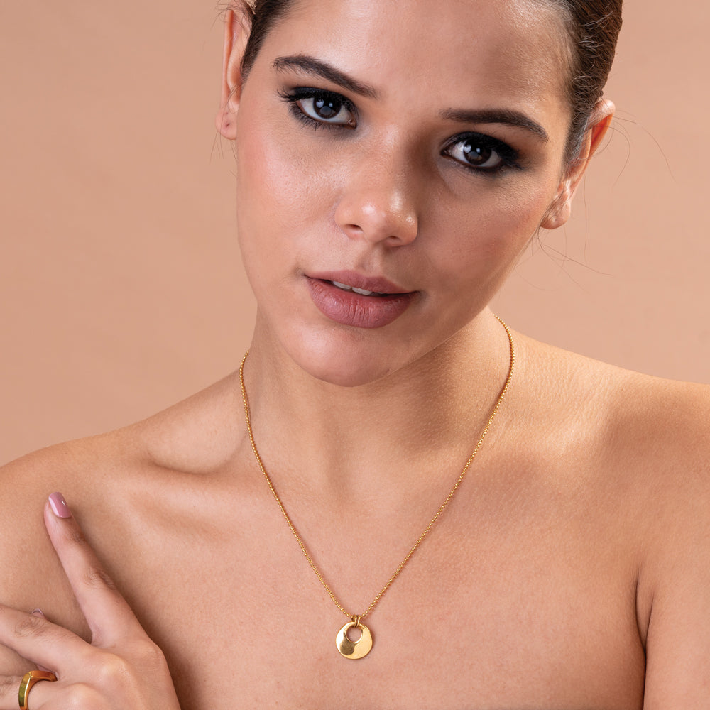 Circle Medallion Necklace - view 5