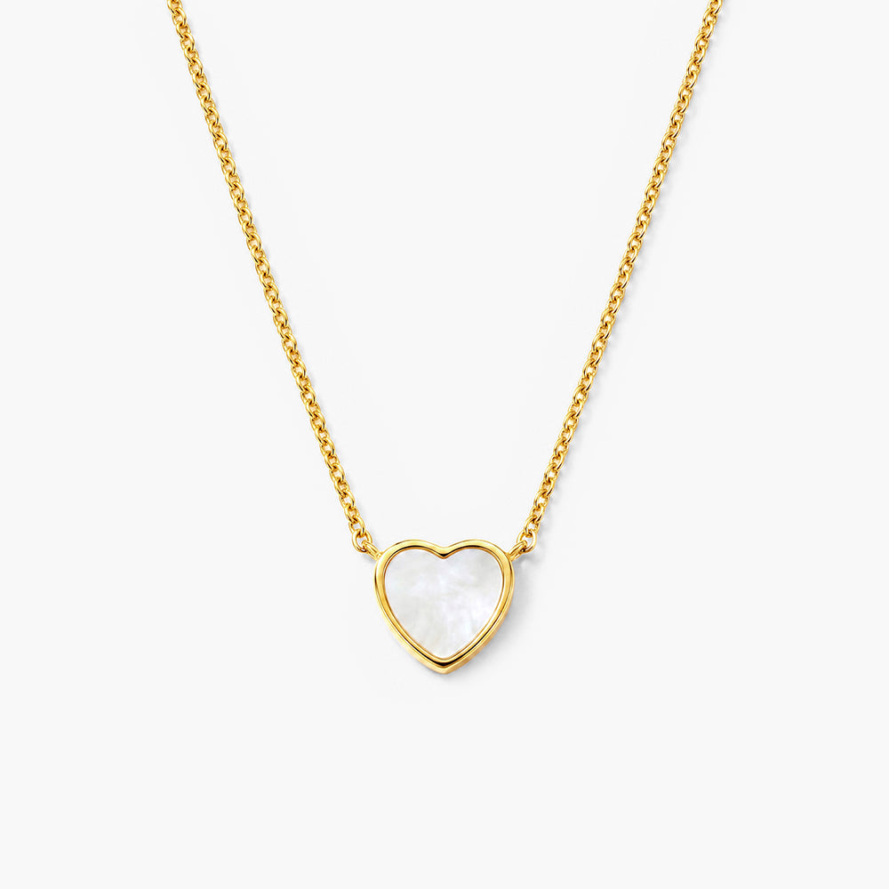 Milky Heart Necklace