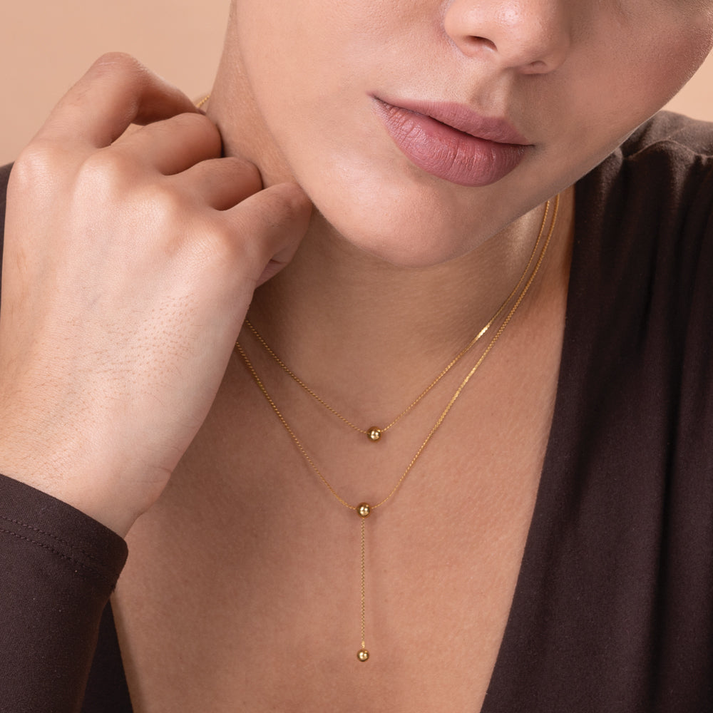 Drop Bead Necklace - view 3