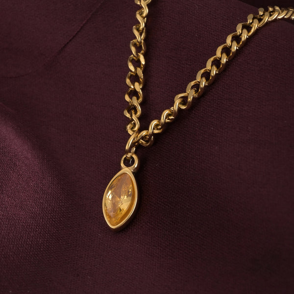 Golden Eye Necklace