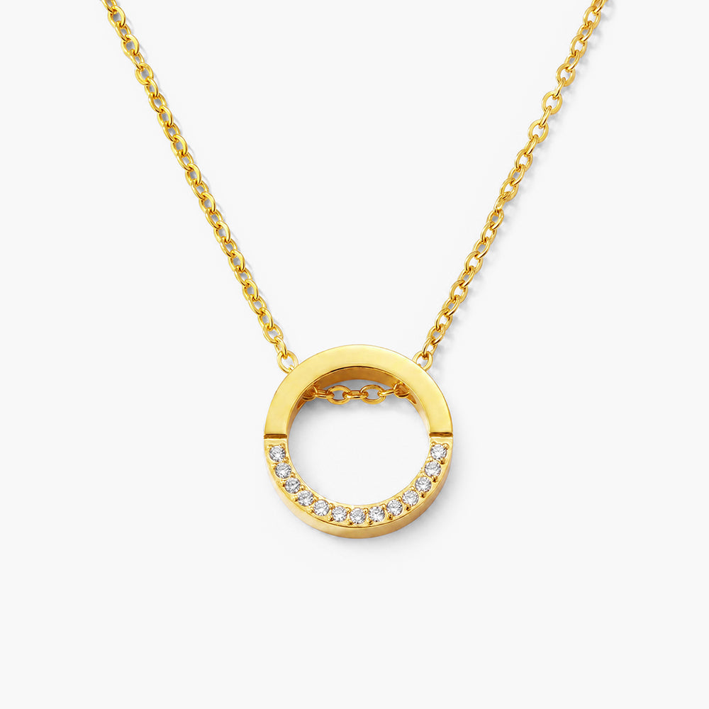 Gold Halo Necklace