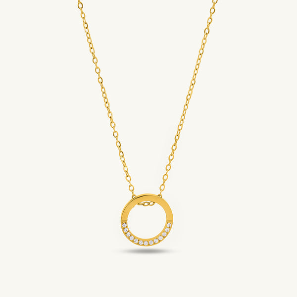 Gold Halo Necklace