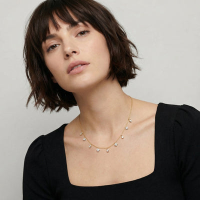 Shraddha's Favourite Petite Drop 9KT Lab Grown Diamond Necklace