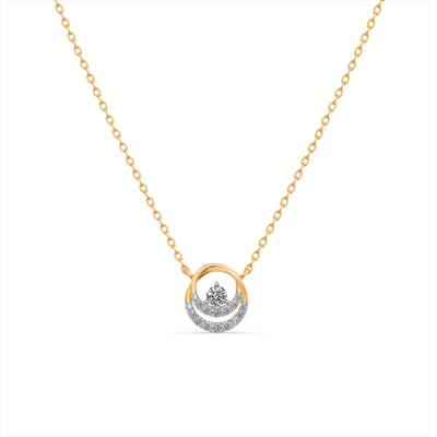 Eye Catching 9KT Gold Lab Grown Diamond Pendant