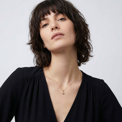 Celeste Sparkle 9KT Gold Lab Grown Diamond Necklace