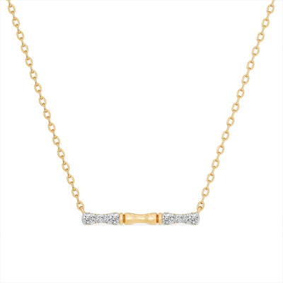 Lumina Link 9KT Gold Laboratory Grown Diamond Necklace